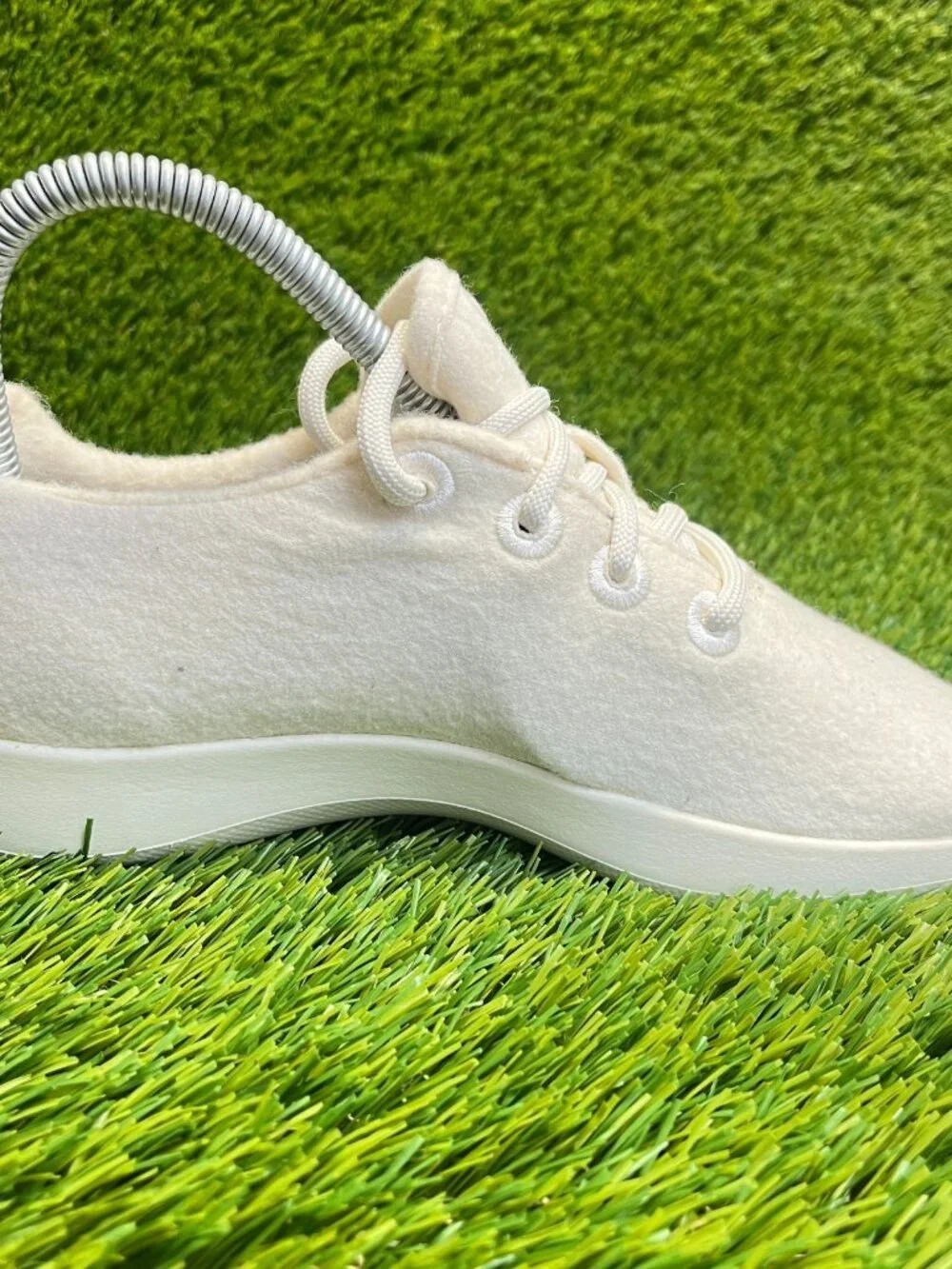 Allbirds Wool Runners Natural White Womens Size 7 Running Walking Shoes Sneakers